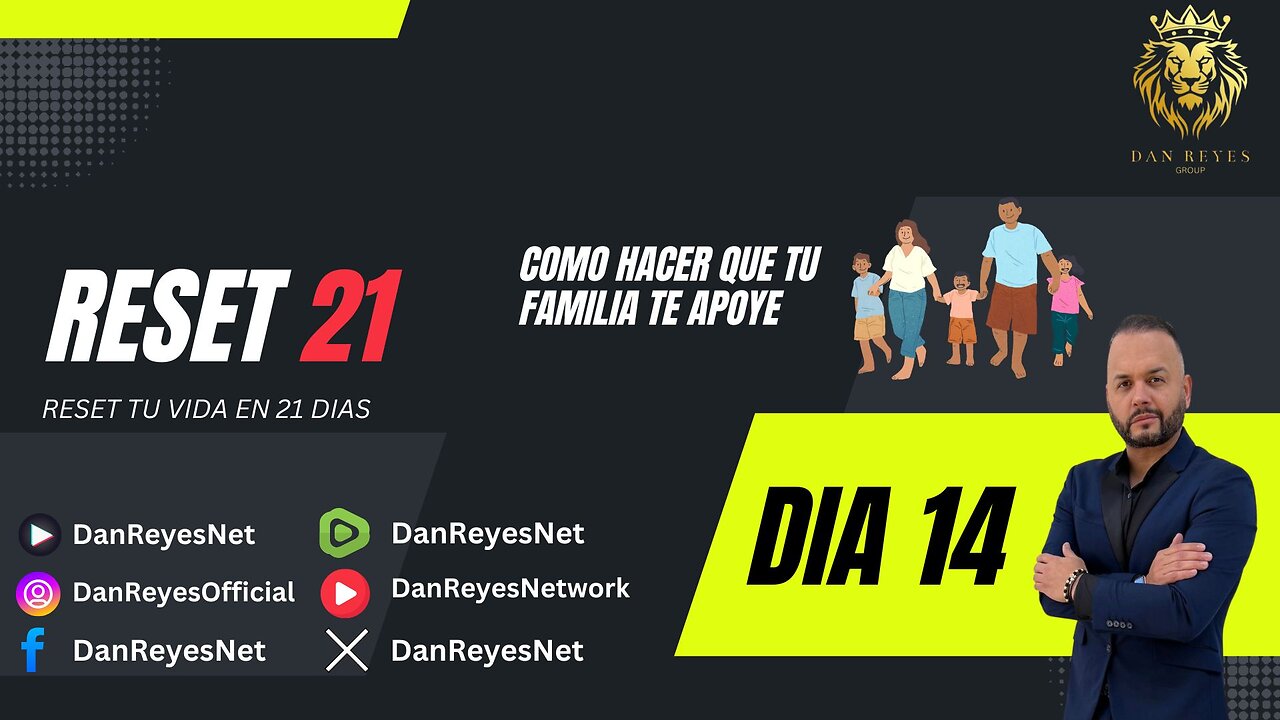 ๐ฃ๏ธ DIA 14 de 21 ๐ฃ๏ธ ๐จโ๐จโ๐งโ๐ง COMO HACER QUE TU FAMILIA TE APOYE ๐จโ๐จโ๐งโ๐ง