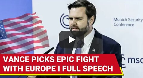 New Sheriff In Town': JD Vance' 18-Min Speech That Rocked Europe I Silence In Hall, Uproar After