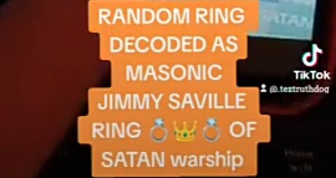 GARY WATERMAN'S MASON RING EXPOSED BY THE DOG & GARY CLAIMING IT'S NOT MASONIC, YEAH ☠️