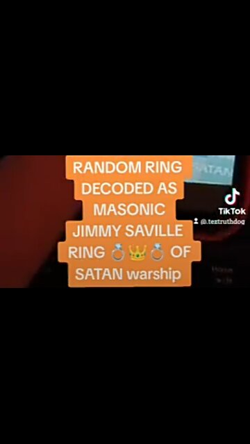 GARY WATERMAN'S MASON RING EXPOSED BY THE DOG & GARY CLAIMING IT'S NOT MASONIC, YEAH ☠️