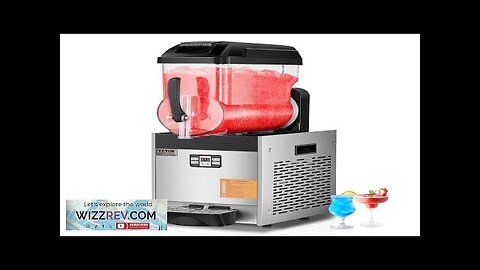 12L Commercial Slushy Machine Margarita Smoothie Frozen Drink Slushie Maker Review