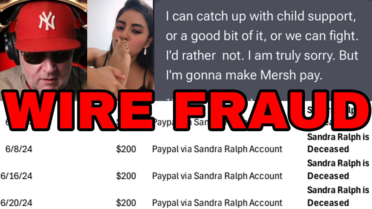 ETHAN RALPH COMMITS WIRE FRAUD & STILL OWES CHILD SUPPORT