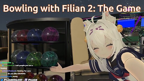 Filian tries her luck bowling!