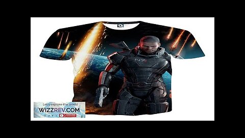 Mass Effect Captain Shepard Earth Attack Full Print T-Shirt Review