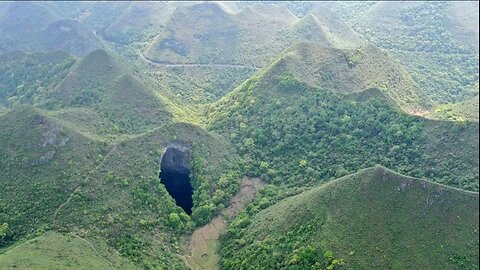 Giant Holes In China