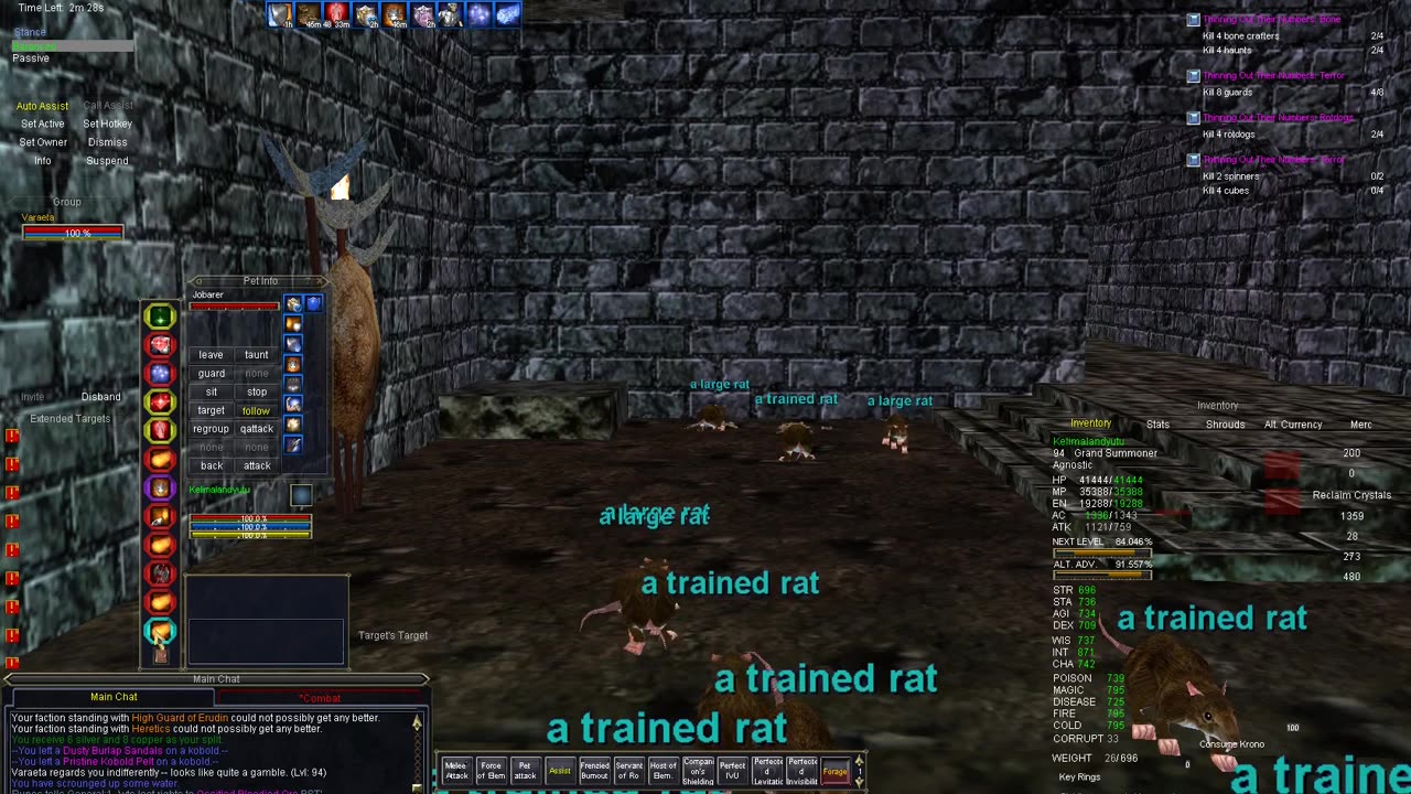 A Small Rat Problem in Everquest