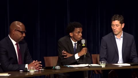 Democrat socialist Minneapolis mayoral candidate Omar Fateh: "We don't need an armed officer