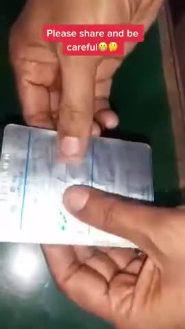 Check capsules before swallowing