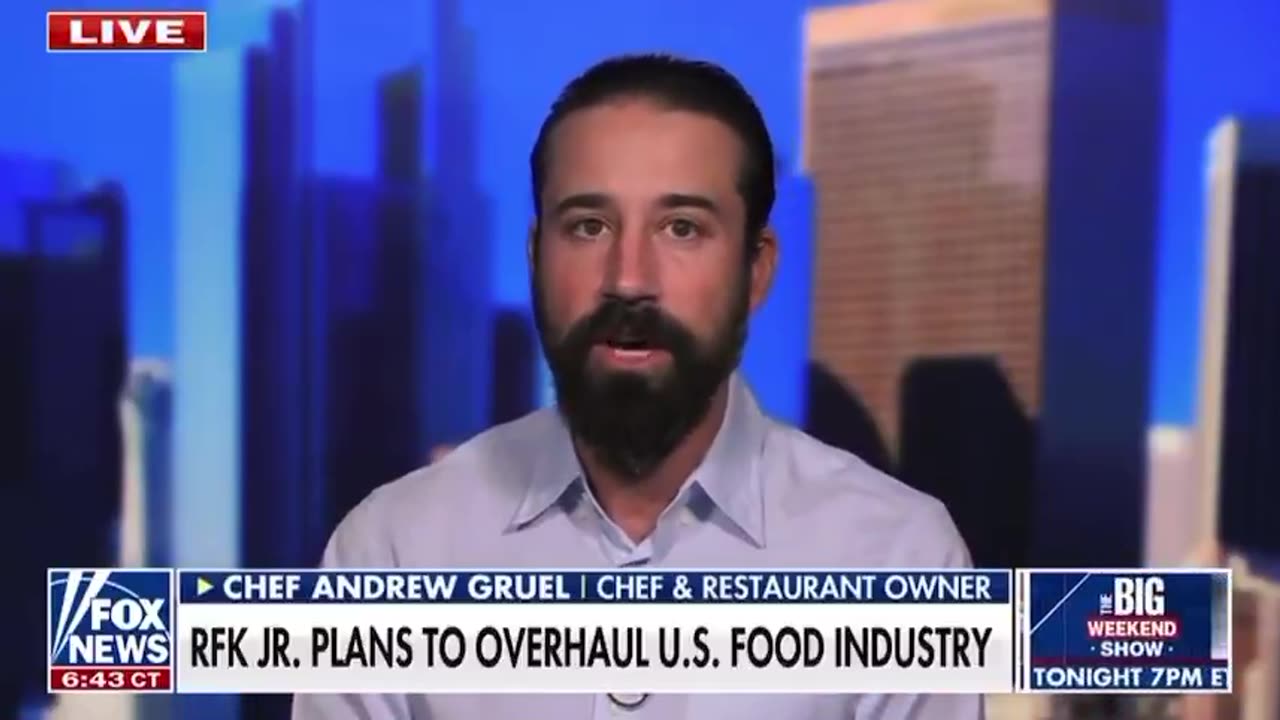 Chef Andrew Gruel Explains Why the Food Industries Needs RFK Jr to Fix Them