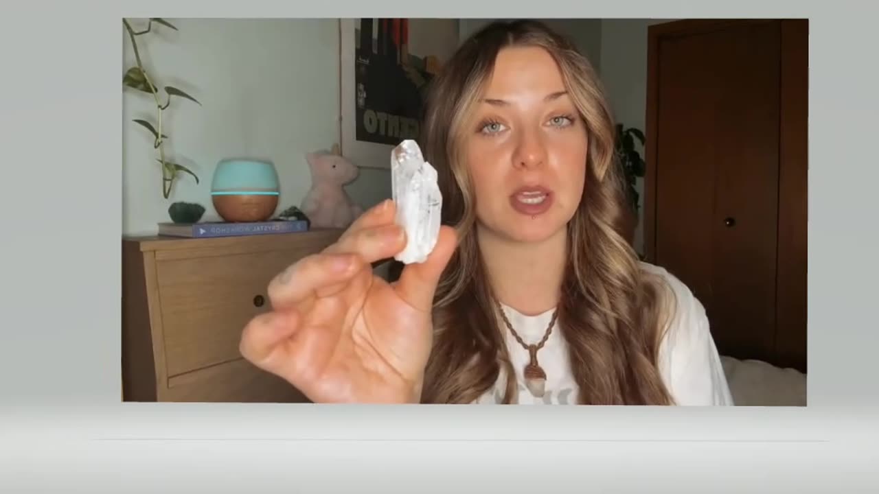 Danburite with Sunny From Pluto