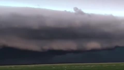 Terrifying Shelf Cloud Blankets Anatuya Argentina