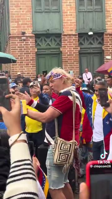 The Venezuelans are now doing the TRUMP DANCE to YMCA