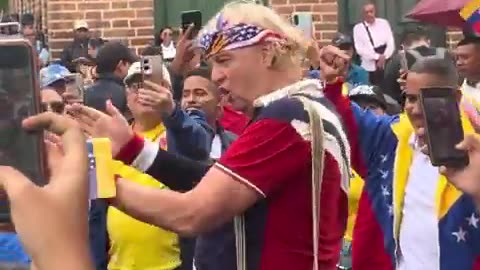 The Venezuelans are now doing the TRUMP DANCE to YMCA