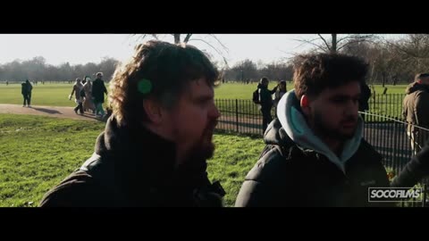 Muslim challenging Bob on the Contradictions in the Bible - Speakers Corner Debate
