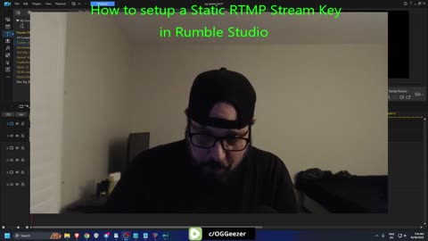How to setup a Static RTMP Stream Key in Rumble Studio