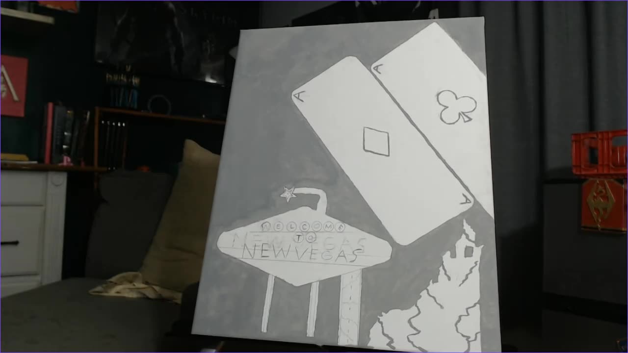 My New Vegas themed painting.