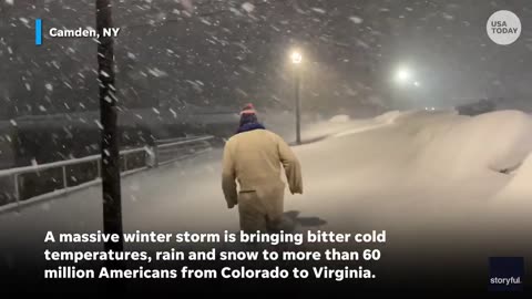 Worst snowfall in ten years; Millions are affected by the winter storm