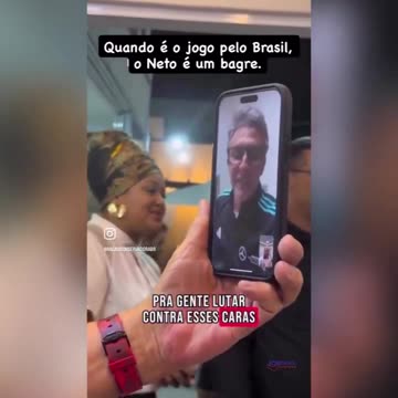 Neto da bandeirantes trocando ideia com o terrorista José Dirceu.