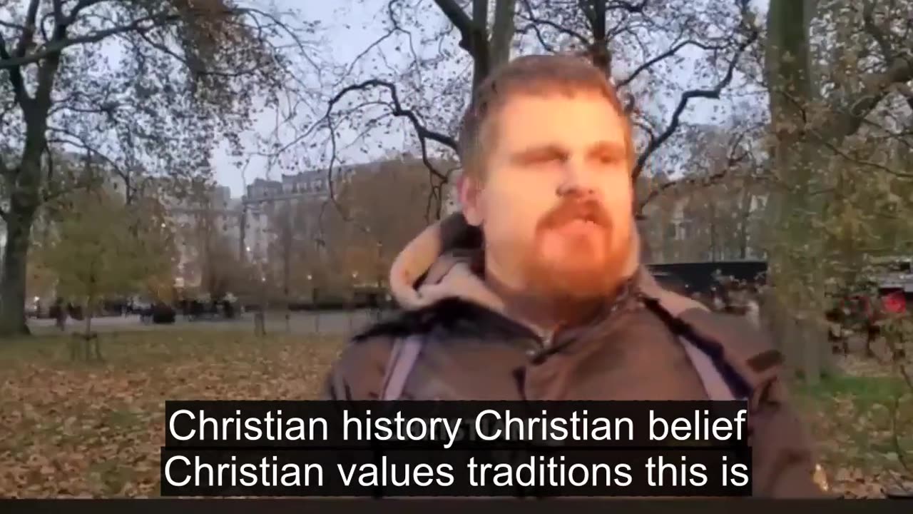 Muslim asks a Christian man about the Crusades in the Middle Ages