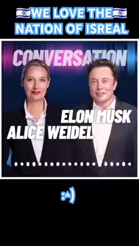 AfD Alice Weidel Elon Musk Pledge Total Support To Israel.mp4