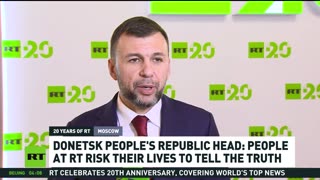 Thanks to RT, people in Donbass were finally heard — Denis Pushilin on 20 years of RT