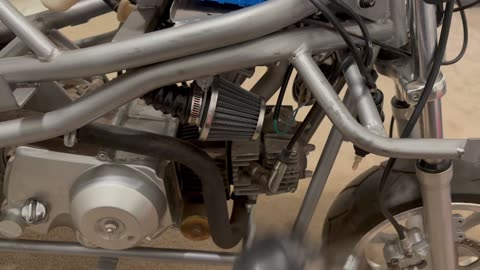 X19 Super Pocket Bike. Pod airfilter relocation