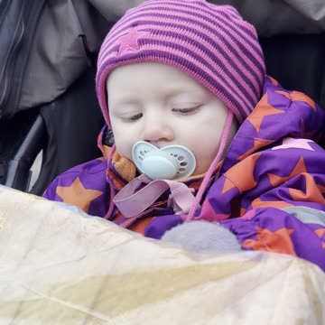 Baby Kayla Helping With Groceries — Holding the Bread 🥖