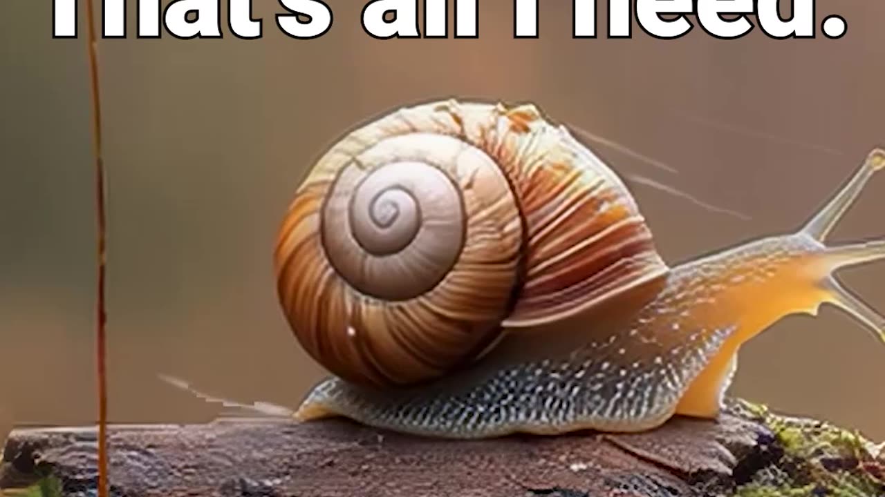 A little rain, a little rest. That’s all I need #snail #anxiety #relaxing #meditationmusic #healing