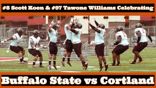 Prototype 310: Buffalo State's Scott Koen and Tawone Willams celebrate vs Cortland