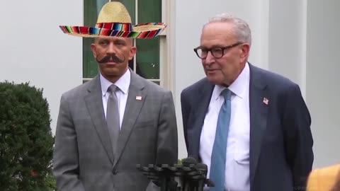 Trump posts AI video mocking Chuck Schumer and Hakeem Jeffries
