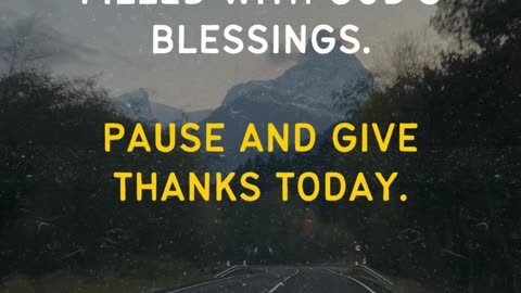 Need a reminder? God’s blessings surround you!