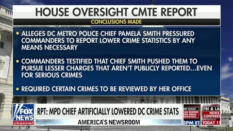 House Report Accuses DC Police Chief of Rigging Crime Data