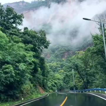Beautiful mountains, roads and trees, natural scenery video 2025 skc.com 32