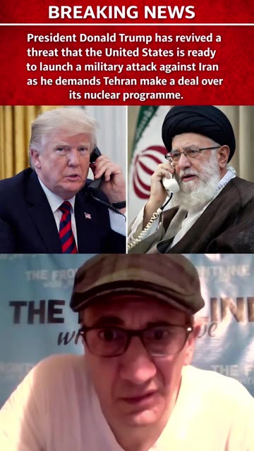 HAPPENING NOW: Trump sends a Threat of Military Attack on Iran!