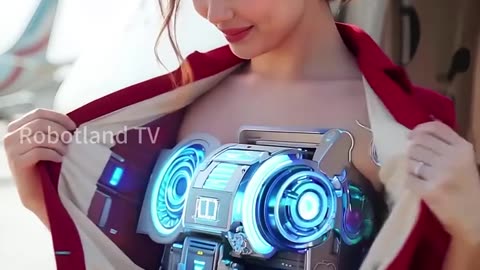 “Hot Robot Stewardess Reveals Her Inner Mechanics! 🤖✈️ | LOGGPT Tech Reveal”