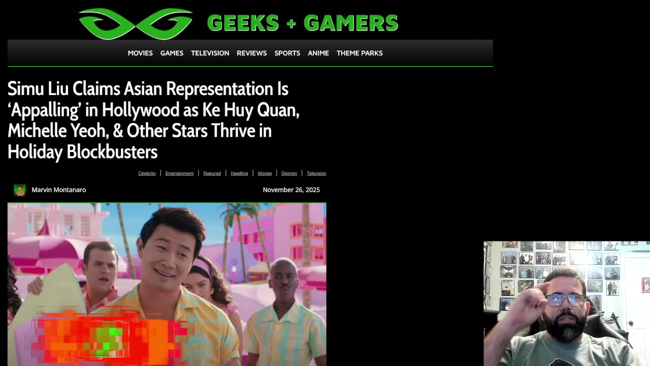 Simu Liu Arguing About Asian Representation While Other Asian Actors Are Performing