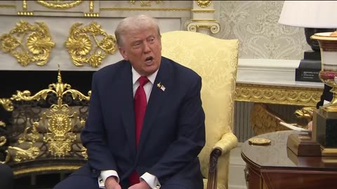 President Trump blames possible government shutdown on Democrats