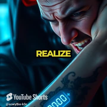 Countdown Tattoo: What Happens When It Reaches Zero? 😱#shorts