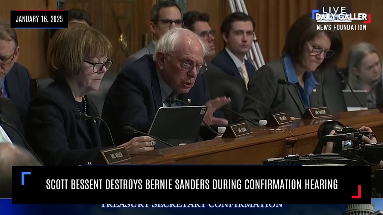 Scott Bessent Destroys Bernie Sanders During Confirmation Hearing