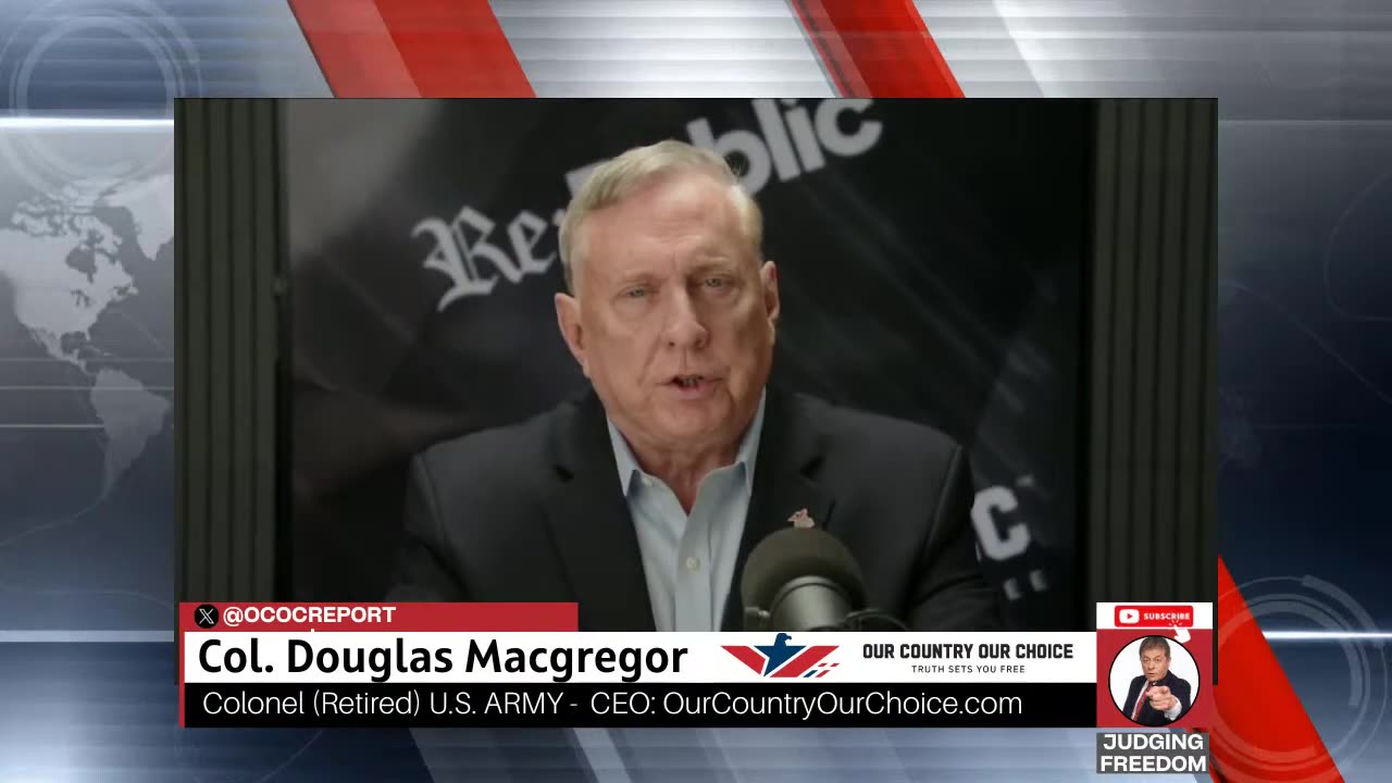 [ DON'T MISS ] - COL. Douglas Macgregor : Why Is Trump Arming Ukraine?