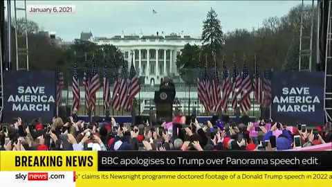 The BBC formally apologizes to Trump for selectively editing the President’s Jan. 6 speech