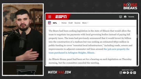 Chicago Bears LEAVE Chicago For Indiana, Another FAILURE By Mayor Brandon Johnson