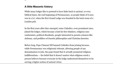 Joe Biden Was Declared a Master Mason "At Sight" By The Prince Hall Grand Lodge