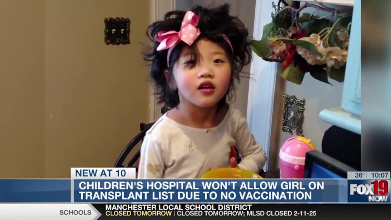 WATCH: 12-Year-Old With Famous Relative Denied Transplant Over Vax Status