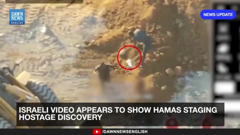 Israeli Video Appears to Show Hamas Staging Hostage Discovery