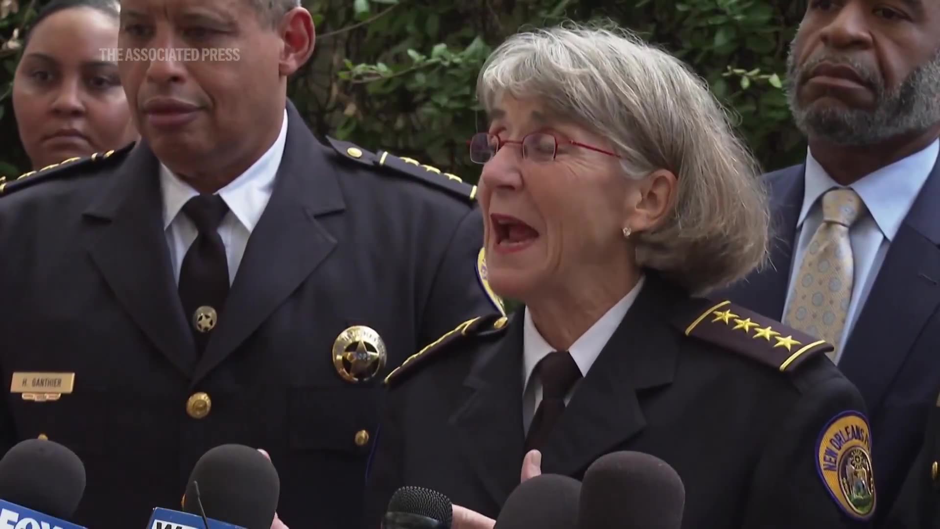 Anne Kirkpatrick, the New Orleans police superintendent, says that "being in the country illegally