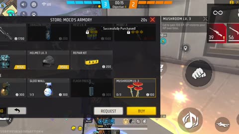 Free fire 🔥 max playing very hard level 😄