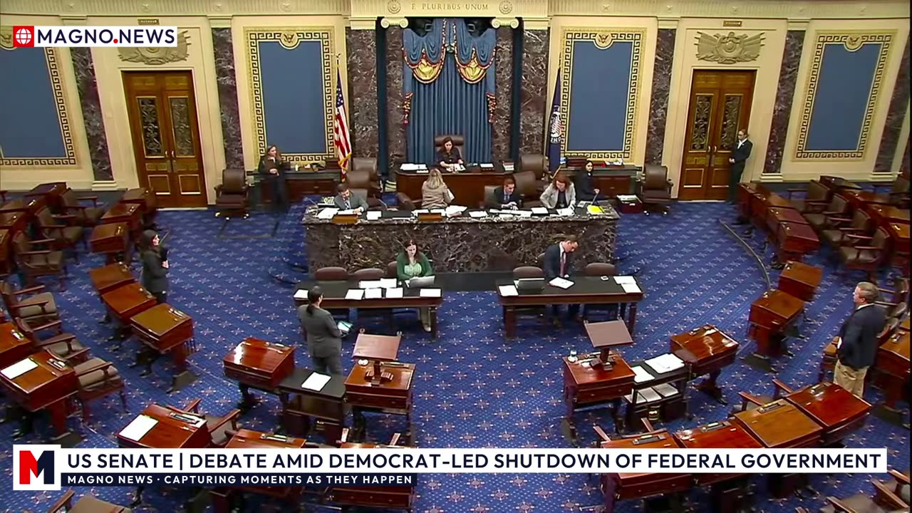 🇺🇸 US Senate | Debate and Vote to Reopen Government After 27 Days of Democrat Shutdown [LIVE]