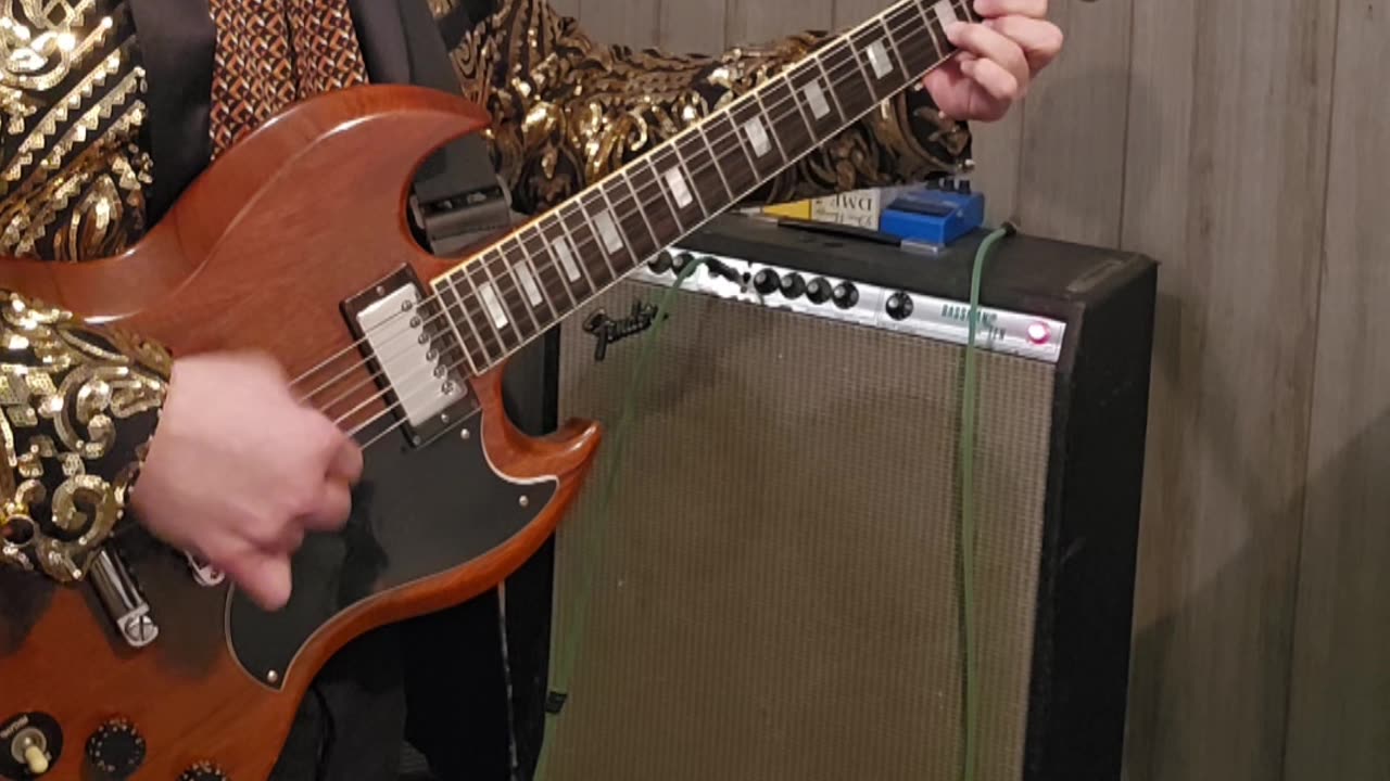 AC/DC too much touch guitar cover.