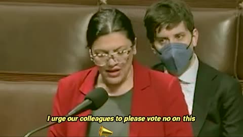 Rep. Rashida Tlaib Screams on House Floor Against Illegal Alien Deportation Bill